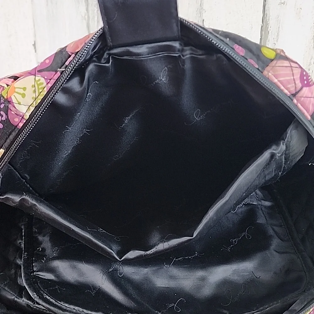 Vera Bradley Pirouette Pink floral large campus backpack padded laptop slot - Picture 8 of 14